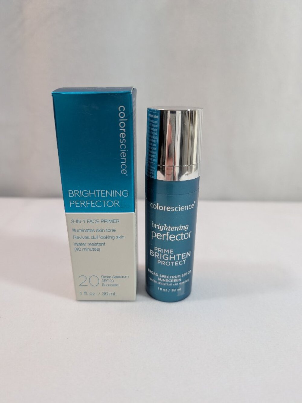 Colorescience Brightening Perfector 3-in-1 Face Primer New in Box